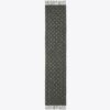 T Monogram Oblong Scarf - Gray
