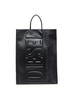 Dsl 3D L-Large PU tote bag with embossed logo