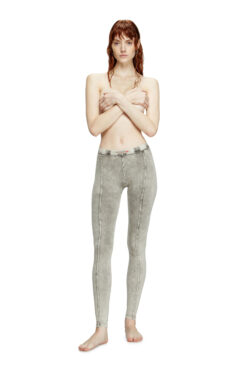 Jeggings in denim-effect jersey