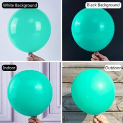 Teal Blue Party Balloons 50 PCS 12 Inch