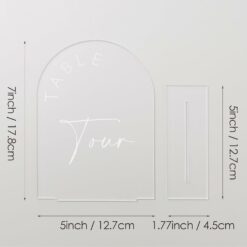 mirror-arched-wedding-table-numbers-with-stands