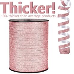 Golden Glitter Curling Ribbon for Crafts