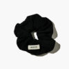 W BASIC COTTON SCRUNCHIE black
