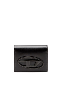 Bi-fold leather card holder