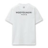 White Cotton Back Logo T-Shirt