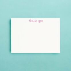 Handcrafted Pink Notecard Set