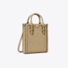 T Monogram Leather Mini N/S Tote - Fresh Clay