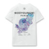 White 3D Coral Back Logo Tee