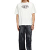 Faded T-shirt with Oval D print