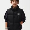 ENFANT BASIC DUCK DOWN VEST black