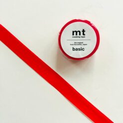 mt-basic-tone-washi-tape-matte-red