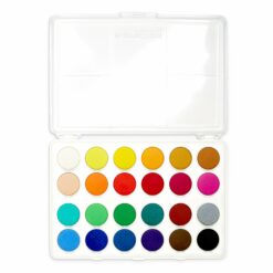 Watercolor Set with 24 Tones