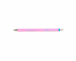 vibrant pink hexagon shaped ballpoint pen