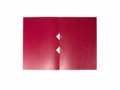 wine red file folder