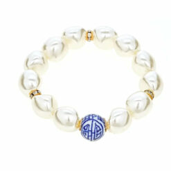 irregular pearl bead bracelet