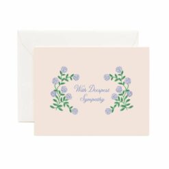 Floral Sympathy Greeting