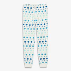 Grown-ups organic pj pant in snowy stars (unisex fit)