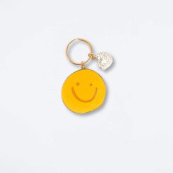 smiley-enamel-keychain