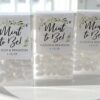 Wedding Favor Mint Labels - Greenery Leaf Set of 24