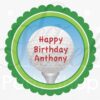 Golf Theme Party Favor Labels Set of 24 Stickers