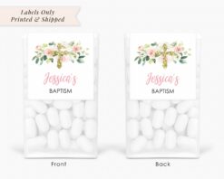 Personalized Mint Favor Labels Set of 24