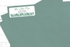 address labels return address stickers evergreen trees winter new address stickers set of 60