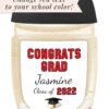 Graduation Sanitizer Labels Set of 30