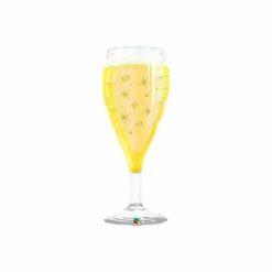 large celebratory glass balloon