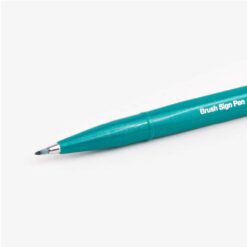 Turquoise Green Brush Tip Pen